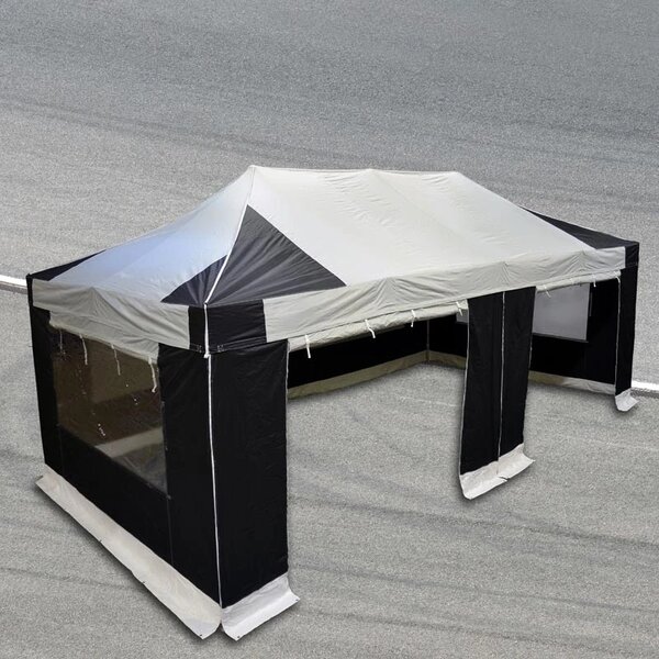 Nůžkový párty stan RedX® PROFI EXTREME COMPOSITE 4x8 m (Plně profesionální párty stan 4x8 m ve verzi s pevnou kompozitovou konstrukcí - dostupný v 8)