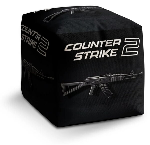 Sablio Taburet Cube Counter Strike 2 AK - 40x40x40 cm