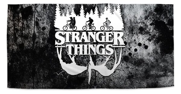 Sablio Ručník Stranger Things White - 30x50 cm