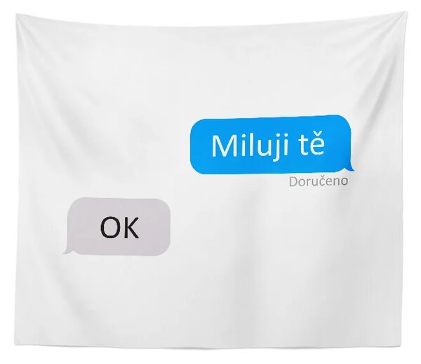 Sablio Deka Miluji tě - OK: 150x120 cm