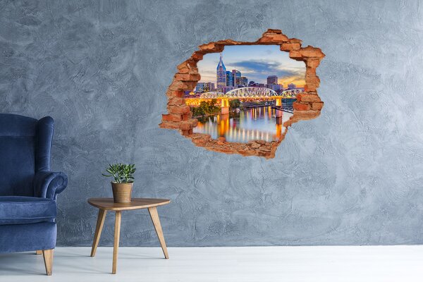 Fototapeta díra na zeď 3D Most Tennesee USA nd-c-157599924