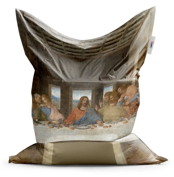 Sablio Sedací vak Poslední večeře - Leonardo da Vinci - 150x100 cm