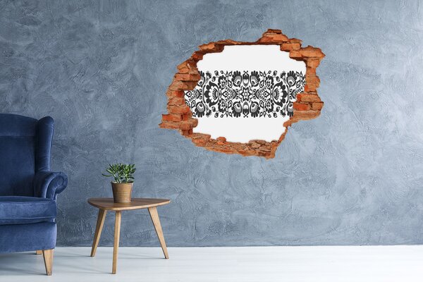 Díra 3D fototapeta nálepka Lidové květiny nd-c-166185124