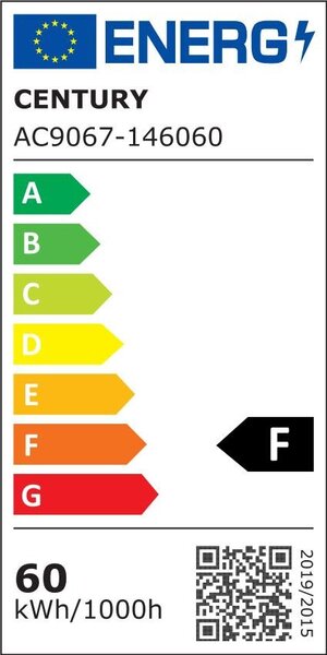 CEN AC9067-146060 LED pásek ACCENTO PRO 14.4W 60 led/m 72W 6000K 4950Lm Ra90 120d IP67 24VDC - CENTURY