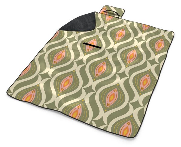 Sablio Plážová deka Retro ornament: 200x140 cm