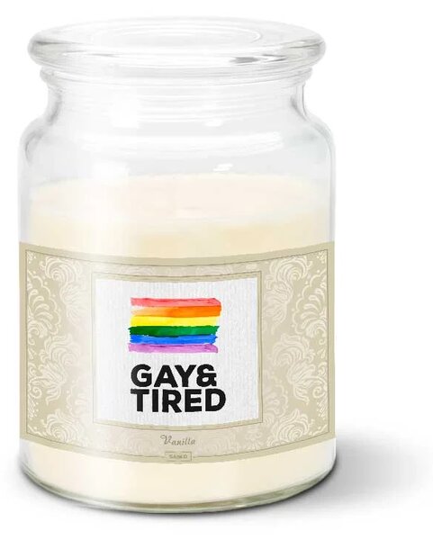 Sablio Svíčka GAY & TIRED - 500 g