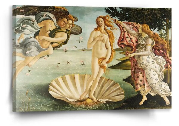 Sablio Obraz Zrození Venuše - Sandro Botticelli - 60x40 cm