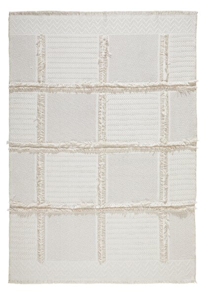 KOBEREC TKANÝ NA PLOCHO, 120/170 cm bílá Linea Natura - Online Only koberce & rohožky, Online Only