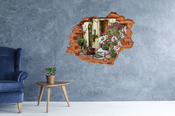Fototapeta díra na zeď 3D Ulička Francie nd-c-175586222