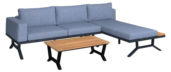 ZAHRADNÍ SEDACÍ SOUPRAVA dřevo, kov Ambia Garden - Online Only zahradní nábytek, Online Only