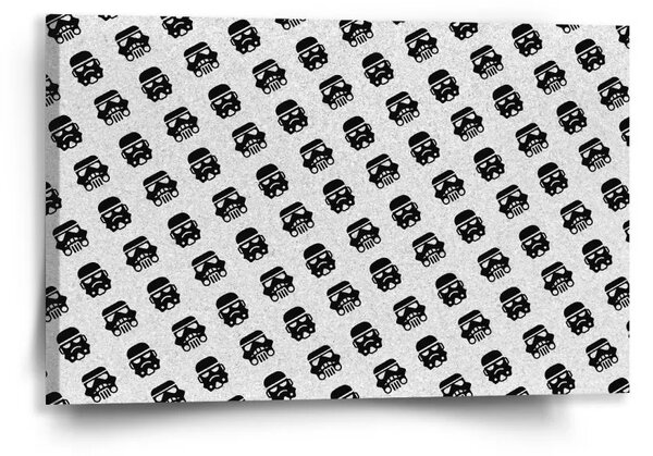 Sablio Obraz Star Wars Stormtrooper Pattern šikmý - 60x40 cm