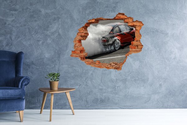Foto fotografie díra na zeď Dráha po driftu nd-c-180219520