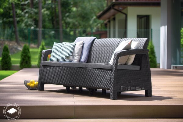 KETER CORFU LOVE SEAT MAX - grafit