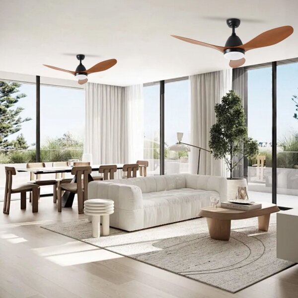 ZEVENTI - LED Stropní ventilátor MURO LED/18W/230V Wi-Fi Tuya + DO