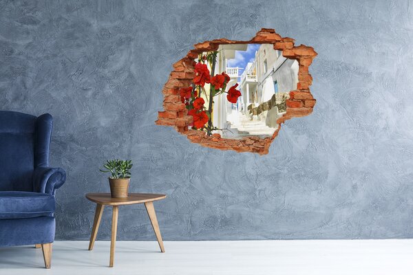 Fototapeta díra na zeď 3D Mykonos Řecko nd-c-2987309