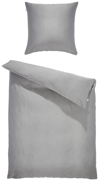 POVLEČENÍ, satén, šedá, 135/200 cm Schöner Wohnen - Online Only povlečení, Online Only
