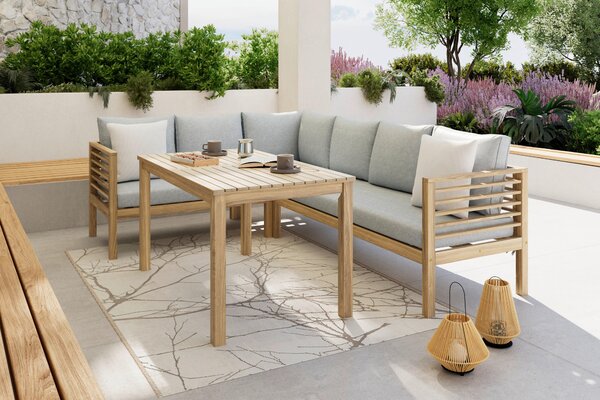 ZAHRADNÍ JÍDELNÍ SET dřevo Ambia Garden, Online Only