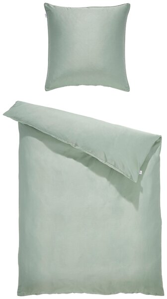 POVLEČENÍ, satén, šalvějově zelená, 155/220 cm Schöner Wohnen - Online Only povlečení, Online Only