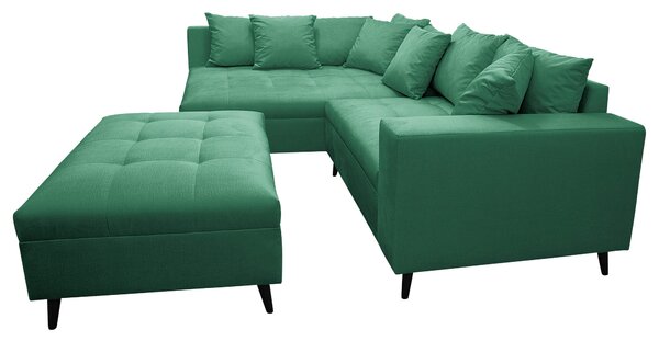 ROHOVÁ SEDAČKA, textil, zelená MID.YOU - Sedací soupravy, Online Only