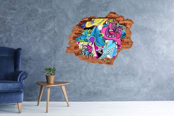 Foto fotografie díra na zeď Graffiti nd-c-38479152