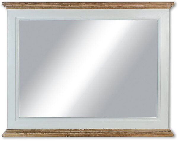 Zrcadlo, barva bílá antik a přírodní, XT053