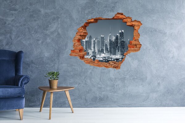 Fototapeta díra na zeď 3D Manhattan New York nd-c-42447200