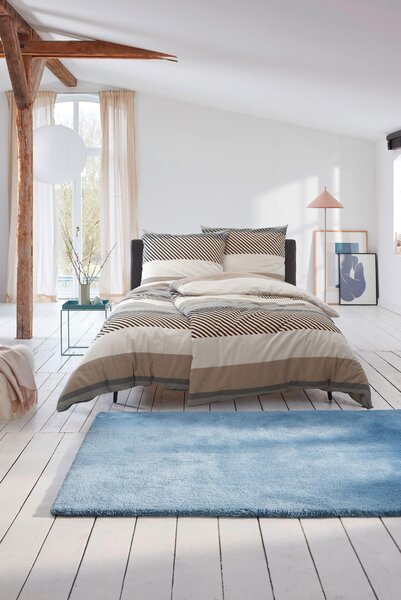 OBOUSTRANNÉ POVLEČENÍ, flanel, šedá, černá, světle šedá, 135/200 cm Esprit - Online Only povlečení, Online Only