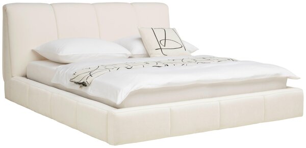 ČALOUNĚNÁ POSTEL, 180/200 cm, bílá Livetastic - Online Only postele, Online Only