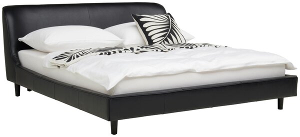 ČALOUNĚNÁ POSTEL, 180/200 cm, černá Livetastic - Online Only postele, Online Only