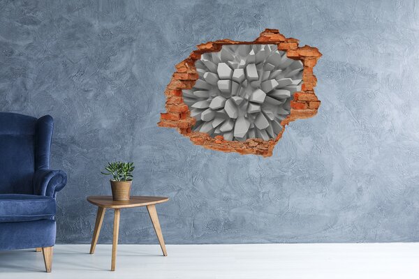 Díra 3D fototapeta nálepka Abstrakce 3D nd-c-45557275