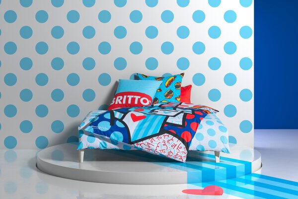 OBOUSTRANNÉ POVLEČENÍ, renforcé, vícebarevná, 135/200 cm BRITTO - Online Only povlečení, Online Only