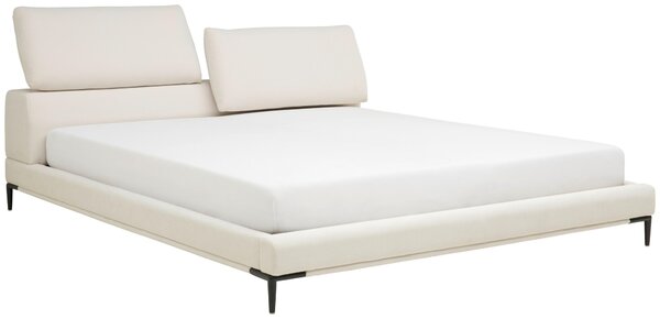 ČALOUNĚNÁ POSTEL, 180/200 cm, krémová Livetastic - Online Only postele, Online Only
