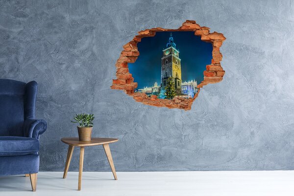 Fototapeta díra na zeď 3D Krakov Polsko nd-c-51009540