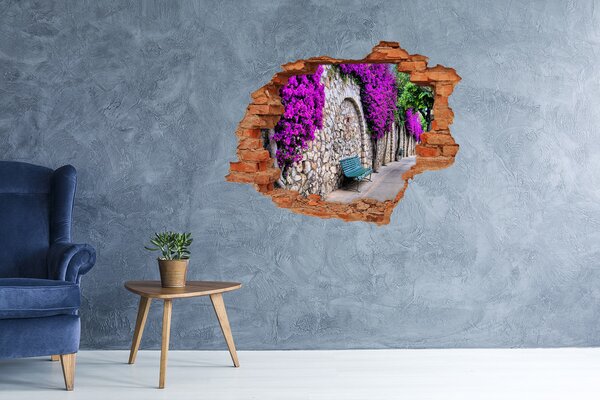 Fototapeta díra na zeď 3D Romantické uličky nd-c-50635038