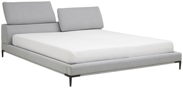 ČALOUNĚNÁ POSTEL, 180/200 cm, šedá Livetastic - Online Only postele, Online Only