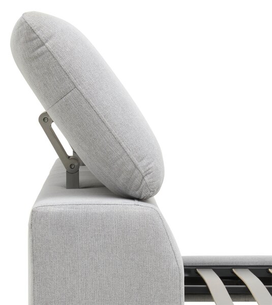 ČALOUNĚNÁ POSTEL, 180/200 cm, šedá Livetastic - Online Only postele, Online Only