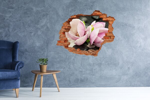 Samolepící díra na stěnu Magnolie kámen zen nd-c-52082705