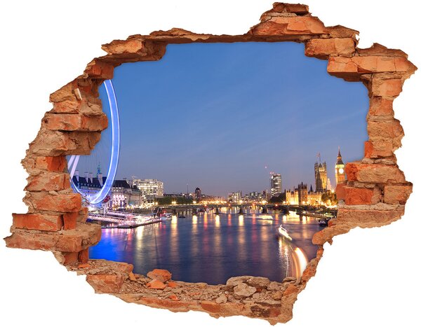 Fototapeta díra na zeď 3D London Yey Londýn nd-c-53327501