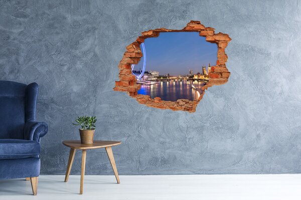Fototapeta díra na zeď 3D London Yey Londýn nd-c-53327501