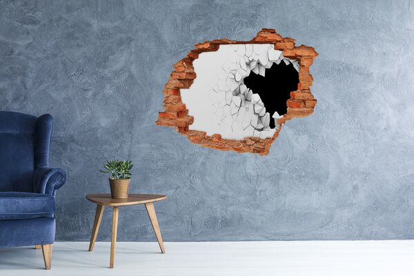 Díra 3D fototapeta nálepka Díra ve stěně nd-c-53922873