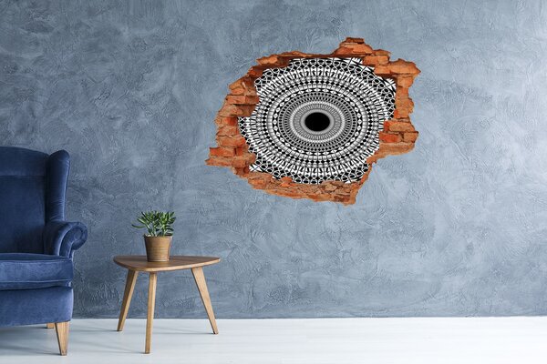 Díra 3D fototapeta nálepka Ornamenty kolo nd-c-55023854