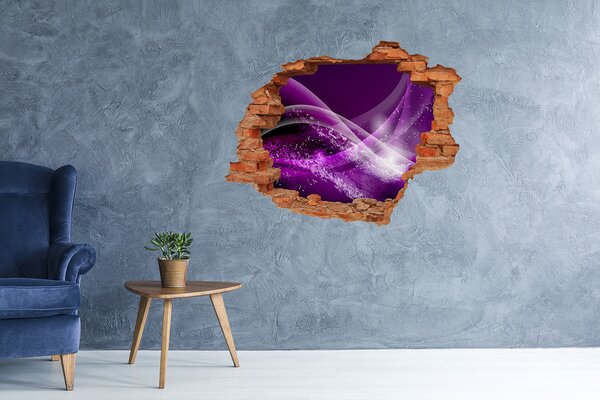 Díra 3D fototapeta nástěnná Abstraktní vlna nd-c-54804289