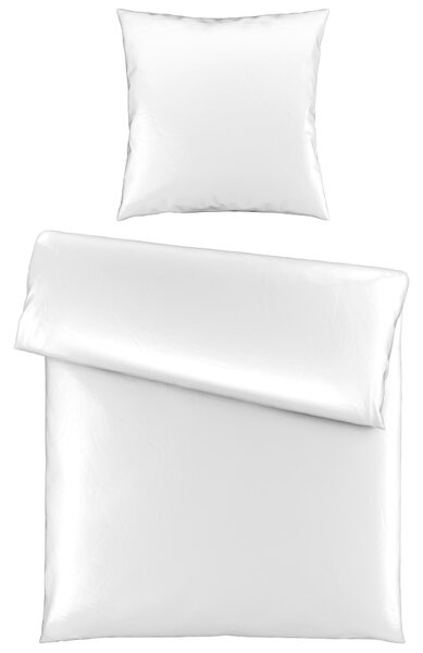 POVLEČENÍ, satén, bílá, 155/220 cm Novel - Online Only povlečení, Online Only
