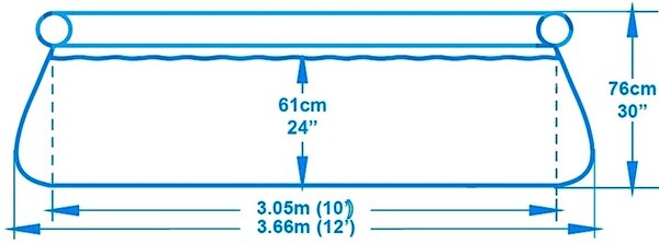 Bestway Fast Set 3,66 x 0,76 m 57274 + Kartušová filtrace