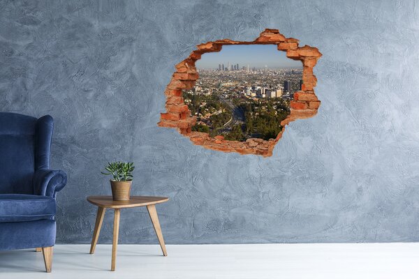 Fototapeta díra na zeď 3D Los Angeles nd-c-56494543