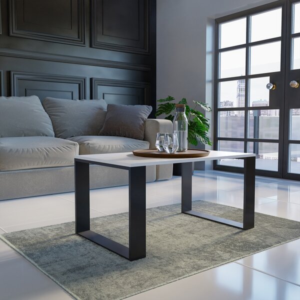 Konferenční stolek LOFT MODERN Bílá + černá