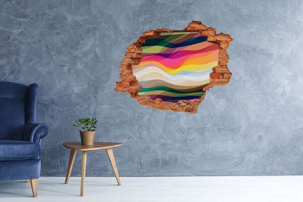 Díra 3D fototapeta na stěnu Abstrakce vlny nd-c-56267576