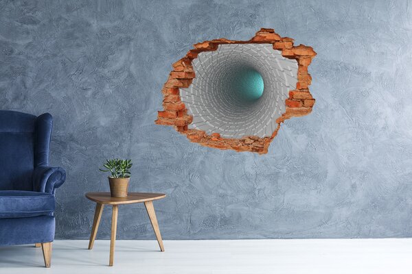 Díra 3D fototapeta nálepka Tunel 3D nd-c-57665681