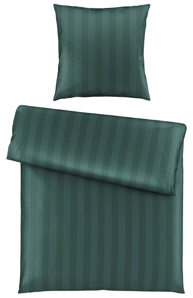 POVLEČENÍ, satén, tmavě zelená, 155/220 cm Novel - Online Only povlečení, Online Only