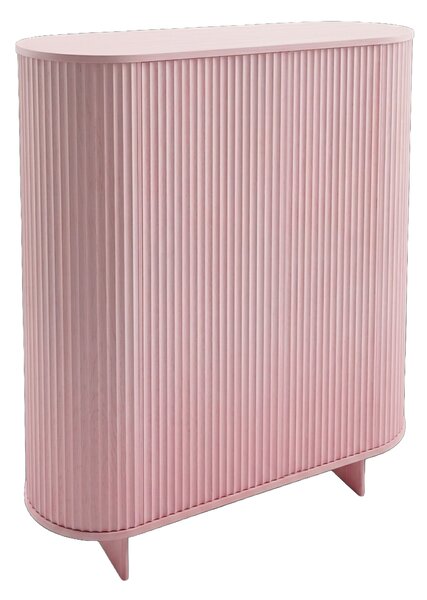 Komoda ZEA 120 - wave pudrová/růžová